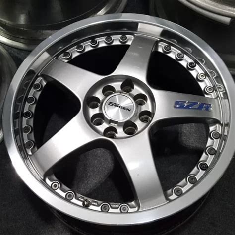 Jual Velg Original 5Zigen 5ZR R17 4x100 made in japan RARE Raize Yaris ...
