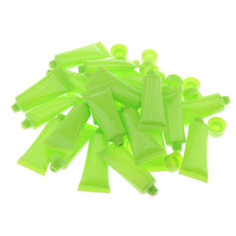 BNF 20x 10ml Empty Plastic Tubes Bottles for Body Lotion Cream Lip ...