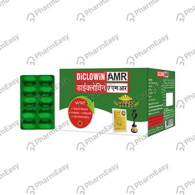 Diclowin Amr Strip Of 10 Tablets: Uses, Side Effects, Price & Dosage ...