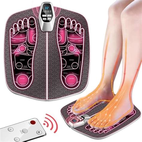 BLURISM Foot Massage Mat, EMS Foot Massager for Blood Circulation and ...