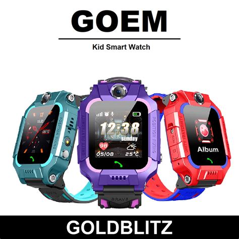 GOEM Brave BQ19 Kid Smart Watch Camera Call LBS Location Tracker Anti ...