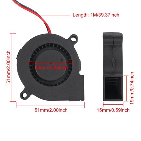 UMLIFE 4PCS 5V Blower Cooling Fan for 3D Printer Hotend India | Ubuy