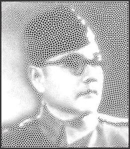 PARAMETRIC Cell Portrait (Acrylic,MDF White 24x24") Decorative ...