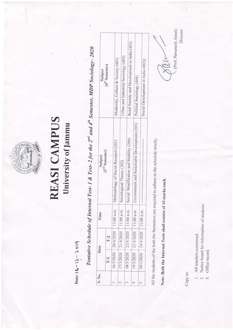 Student Updates | Reasi Campus