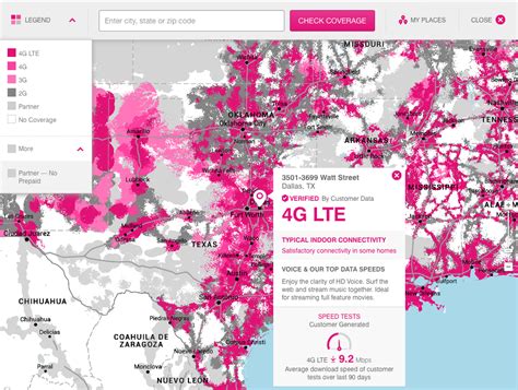 T-Mobile Cell Coverage 的图像结果