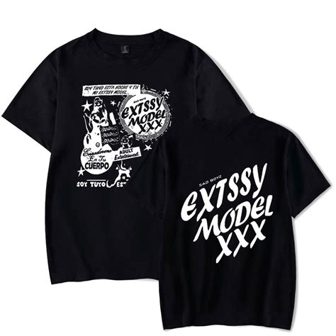Junior H Extssy Model XXX T-shirt Fashion Short Sleeve Cosplay Tee Hip ...