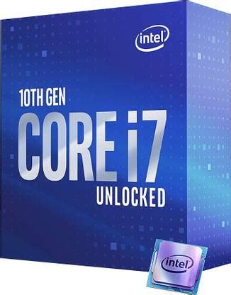Intel Core i7-10700K 3.8 GHz Upto 5.1 GHz LGA 1200 Socket 8 Cores 16 ...