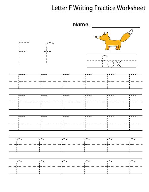Letter F Worksheet Activities | Learning Printable