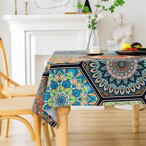 Digital Print Dining Table Cover - Blooming Moroccan Day – Shoppers Fortune