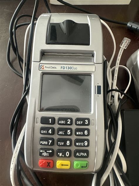 First Data FD130 Duo and FD-35 PIN Pad Credit Debit Card POS Terminal ...