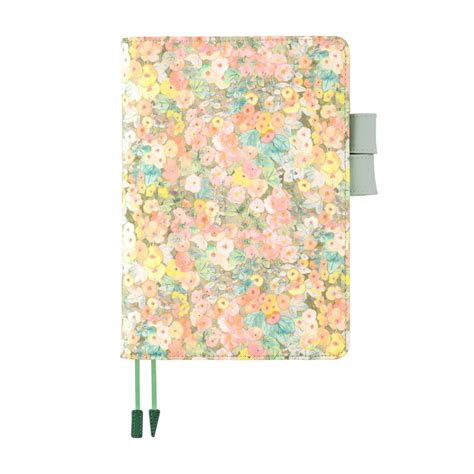 Hobonichi Liberty Fabrics/Hollyhocks (Orange) – Unbox Japan