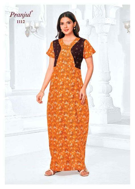 Pranjul Pragati Vol 11 Pure Cotton Nighty Wholesale Price