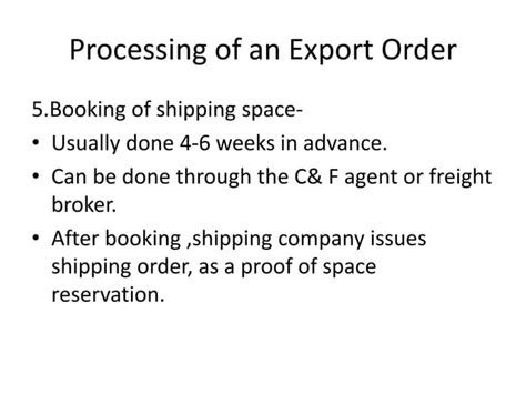 Image result for Export Process in Order