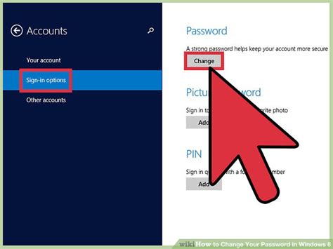 Image result for Windows 8 Pro Change Password