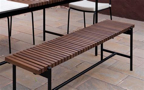 Covent Outdoor Marble Top Dining Table 4 seater and Bench