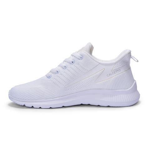 Calcetto Lightweight Casual Men's Running Sports Shoes CLT-0992 White ...