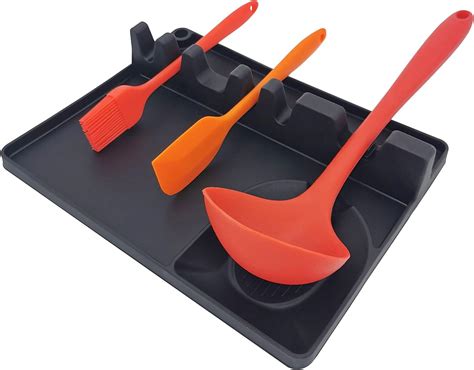 Amazon.com: Carrotez Large Silicone Utensil Rest for Stove Top ...
