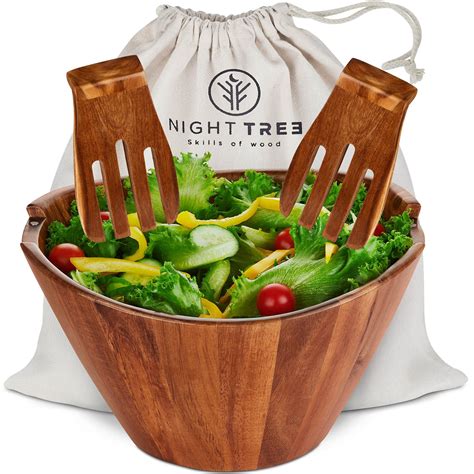 Large Wooden Salad Bowl