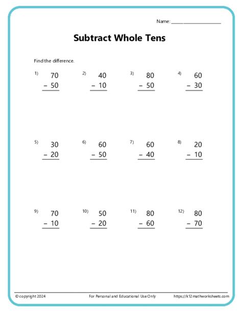 Image result for 1st Grade Math Subtraction Worksheets