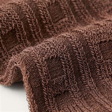 3-Pair Above Ankle Jacquard Socks, Black-Brown-Grey, one-size | VIVAIA