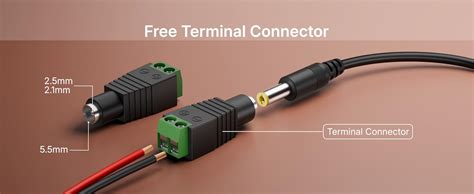 FEDUS 12V 1Amp DC Power Supply Adapter Converter, 12 Volt 1A SMPS for ...