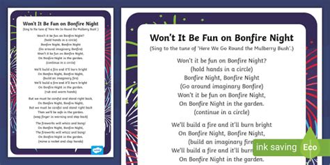 Won't It Be Fun On Bonfire Night Circle Dance