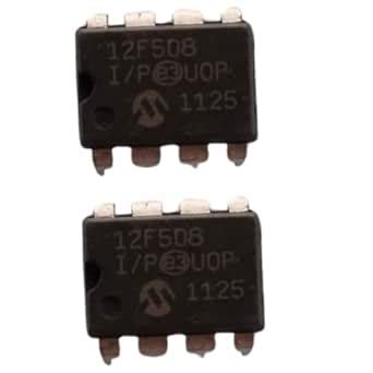 xcluma PIC12F508 12F508 8Pin DIP PIC Microcontroller (Pack of 2 ...