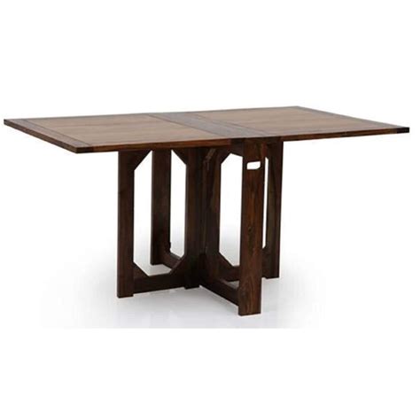 Solid Sheesham Wood 2 Seater Dining Table Set in Honey Finish – Buy ...