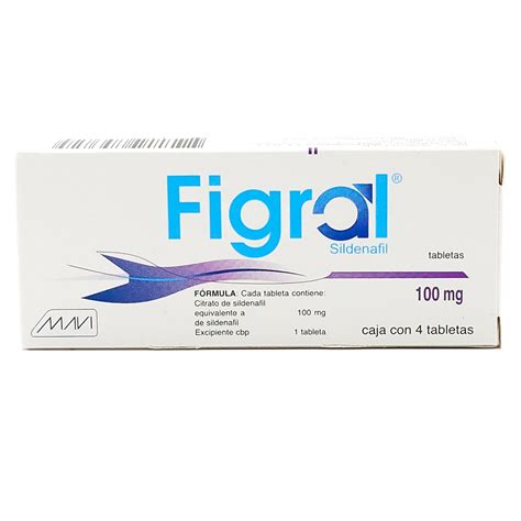SILDENAFIL (FIGRAL) 100 MG C 4 TABLETAS - Farmacia de Chila