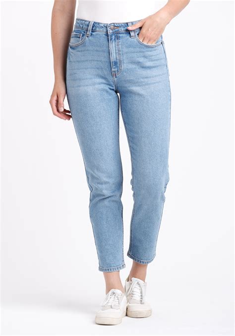 Women's High Rise Slim Straight Jeans Warehouse One