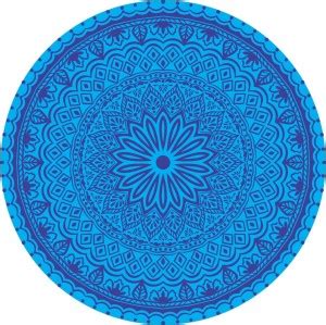 DR Design 43 cm rangoli floor sticker wall sticker festivel sticker74 ...