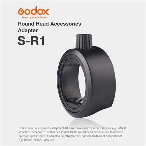 Godox S R1 Round Head Accessories Adapter – DigiPhoto