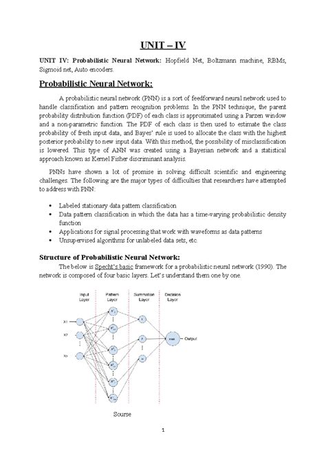 686661097 DL Unit 5: Exploring Probabilistic Neural Networks and Models ...