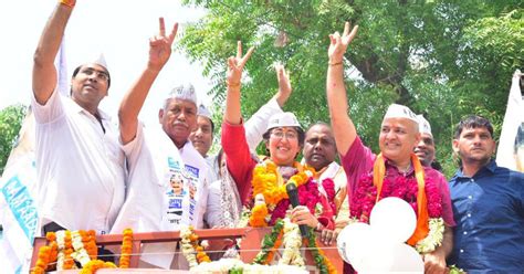 Lok Sabha elections: AAP, BJP candidates file nominations for seats in ...