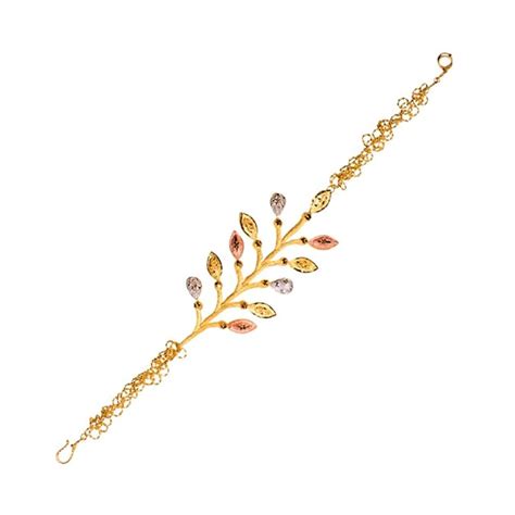 Buy Joyalukkas Zenina Collection 22k Yellow Gold Charm Bracelet at ...