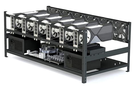Amazon.in: Buy Mining Rig Frame for 8 GPU and Dual SMPS with Cooling by ...