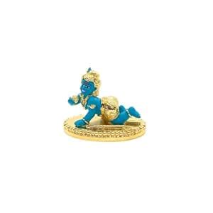 Buy Gold Plated Bal Gopal/Krishna Idols/Figurine/Murti for Home Decor ...