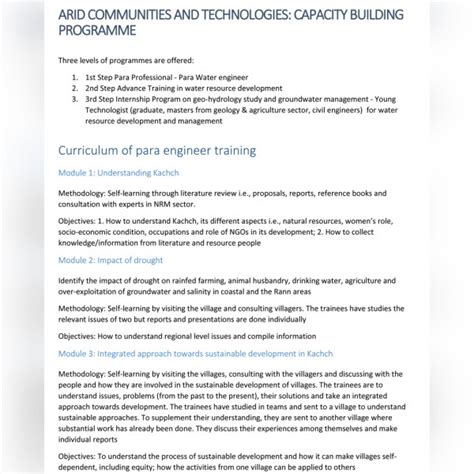 Urban Water Security Management Toolkit - CWAS | CRDF | CEPT