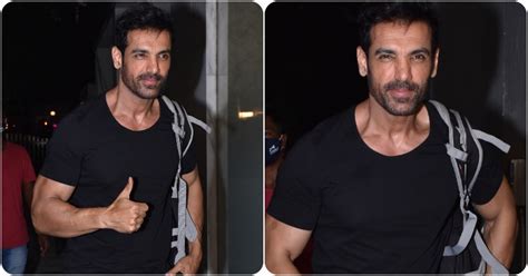 John Abraham Stepped Out Wearing Billabong Chappals For Mumbai Saga ...