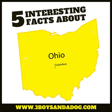 Interesting Facts About Ohio - 3 Boys and a Dog