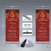 Wedding Banner Standee - #W09, Wedding Party Banner Stand (with Stand ...