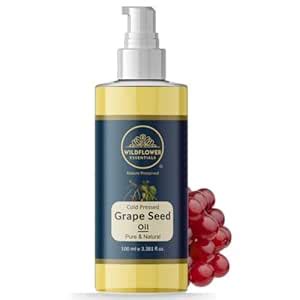 Buy Wildflower Essentials 100% Pure & Natural Grapeseed Oil Cold ...