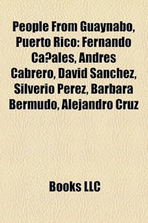 Buy People from Guaynabo, Puerto Rico Book Online at Low Prices in ...
