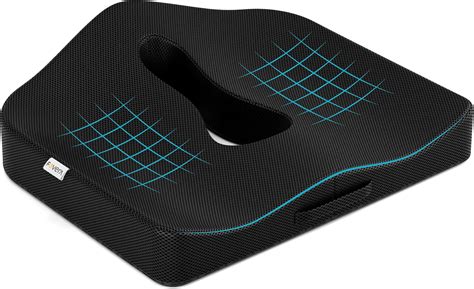 saimson Cooling Gel Memory Foam Orthopedic Coccyx Cushion for Tailbone ...