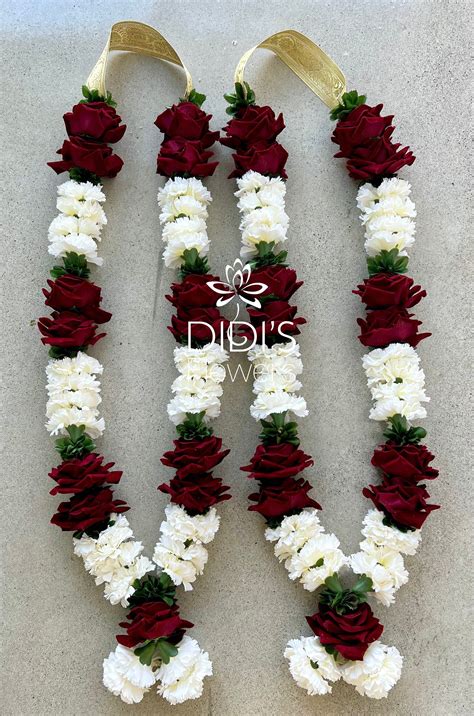 Wedding Garlands, Indian Wedding Garland, Silk Flower Garland, Garlands ...