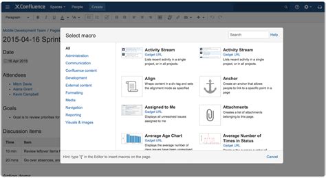 Tips Setting Up Confluence Pages 的图像结果