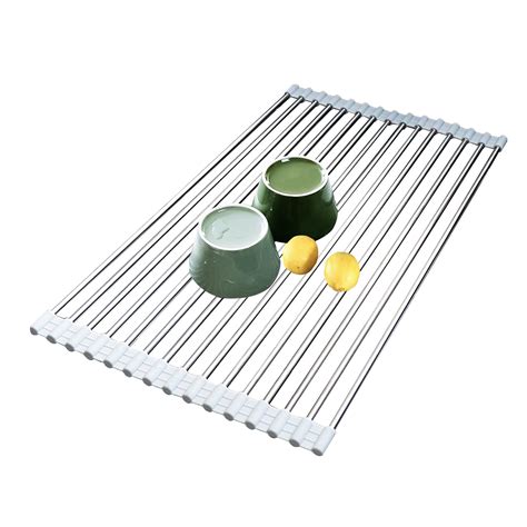 Buy Over The Sink Dish Drying Rack, Roll Up Dish Drying Rack Kitchen ...