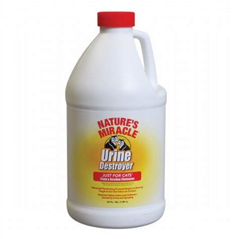 Buy Nature's Miracle Just for Cats Urine Destroyer 64oz (1/2 Gallon ...