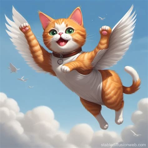 draw a flying cat Prompts | Stable Diffusion Online