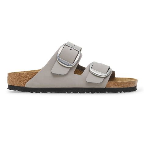 Arizona Big Buckle Couro nobuck Stone Coin | BIRKENSTOCK